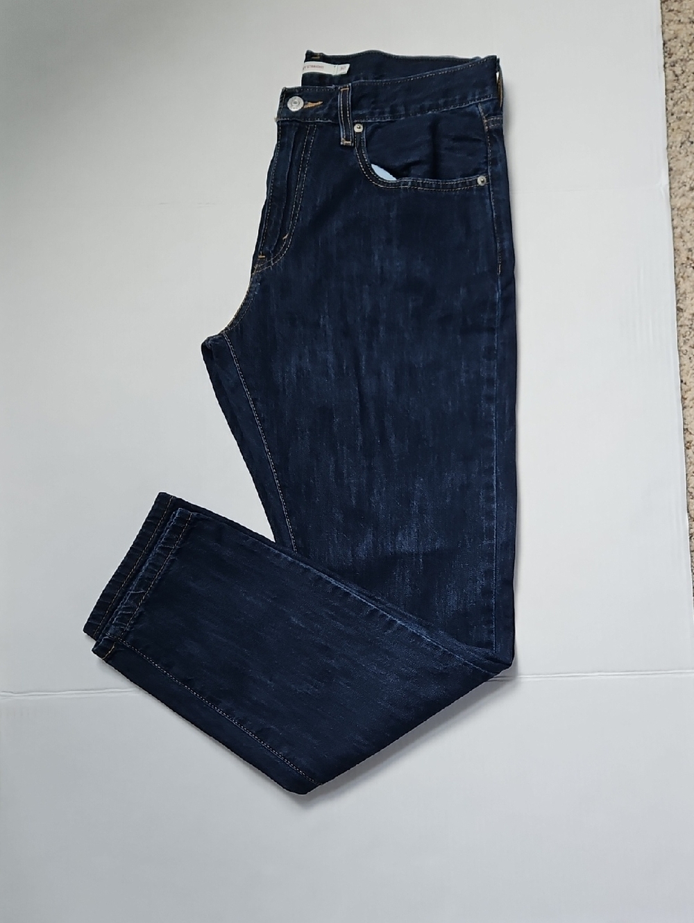 Levi's Women's Dark Wash Straight-Leg Jeans